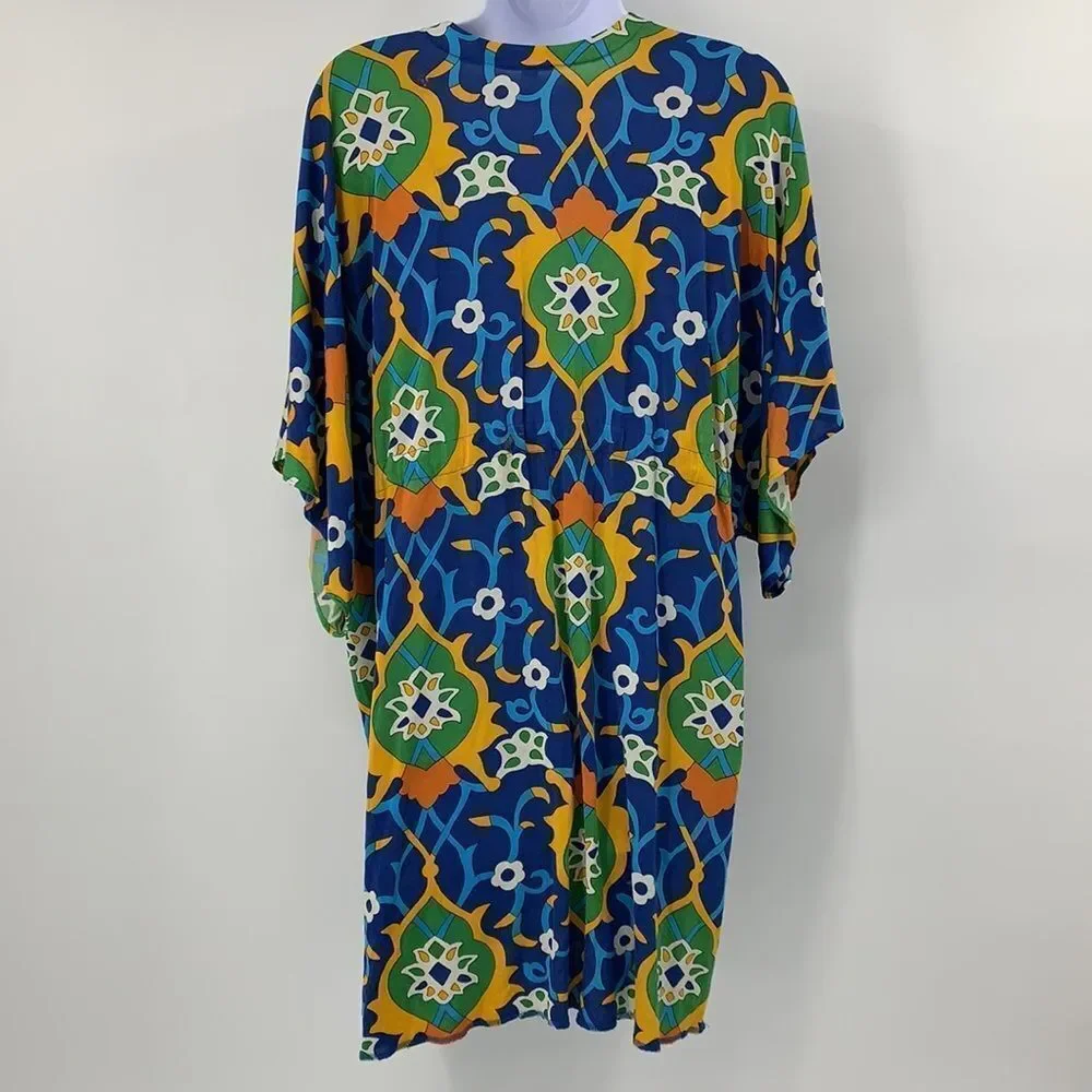 Nieves Lavi Kaftan Swim Cover Up Sz XS‎